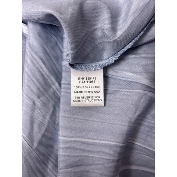 Komarov Dress 2X Womens Blue Gradient Charmeuse Midi / Maxi - Picture 8 of 8